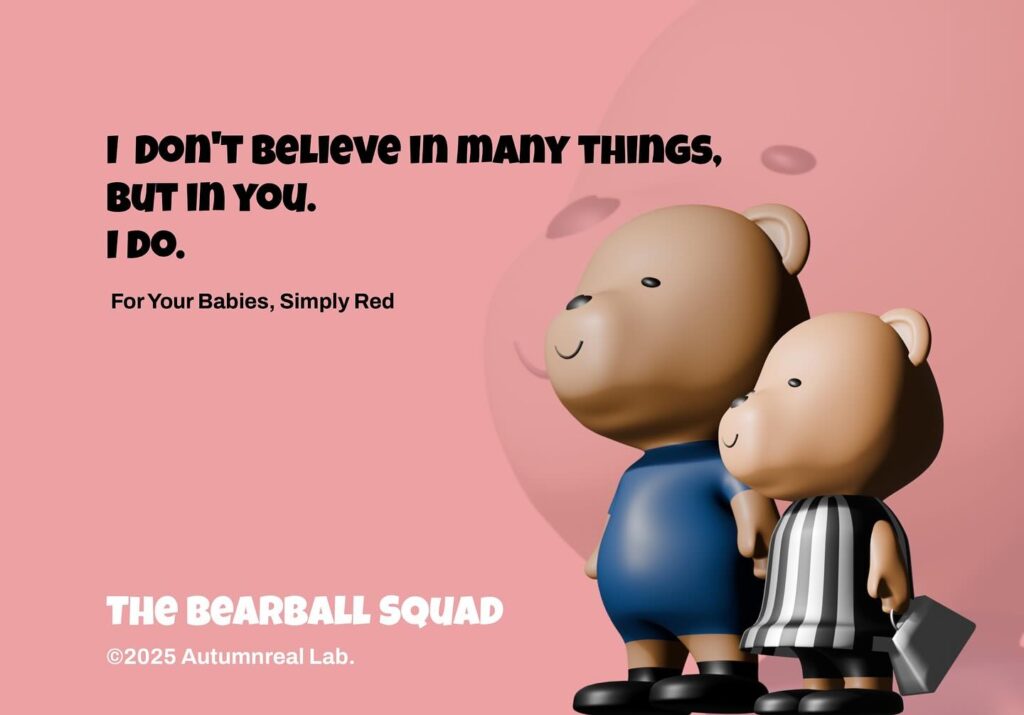 Caption
I don’t believe in many things,
but in you.
I do.
– For Your Babies, Simply Red

No plans. Just a stroll. That’s weekend bliss.

#bearballsquad  #weekendvibes #foryourbabies #simplyred #slowlife